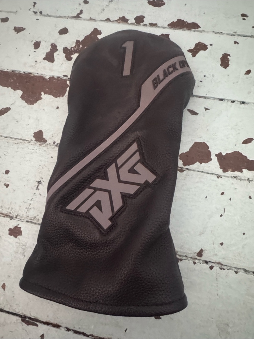 PXG Black Ops #1 Driver Headcover Preowned Condition Excellent PU Leather